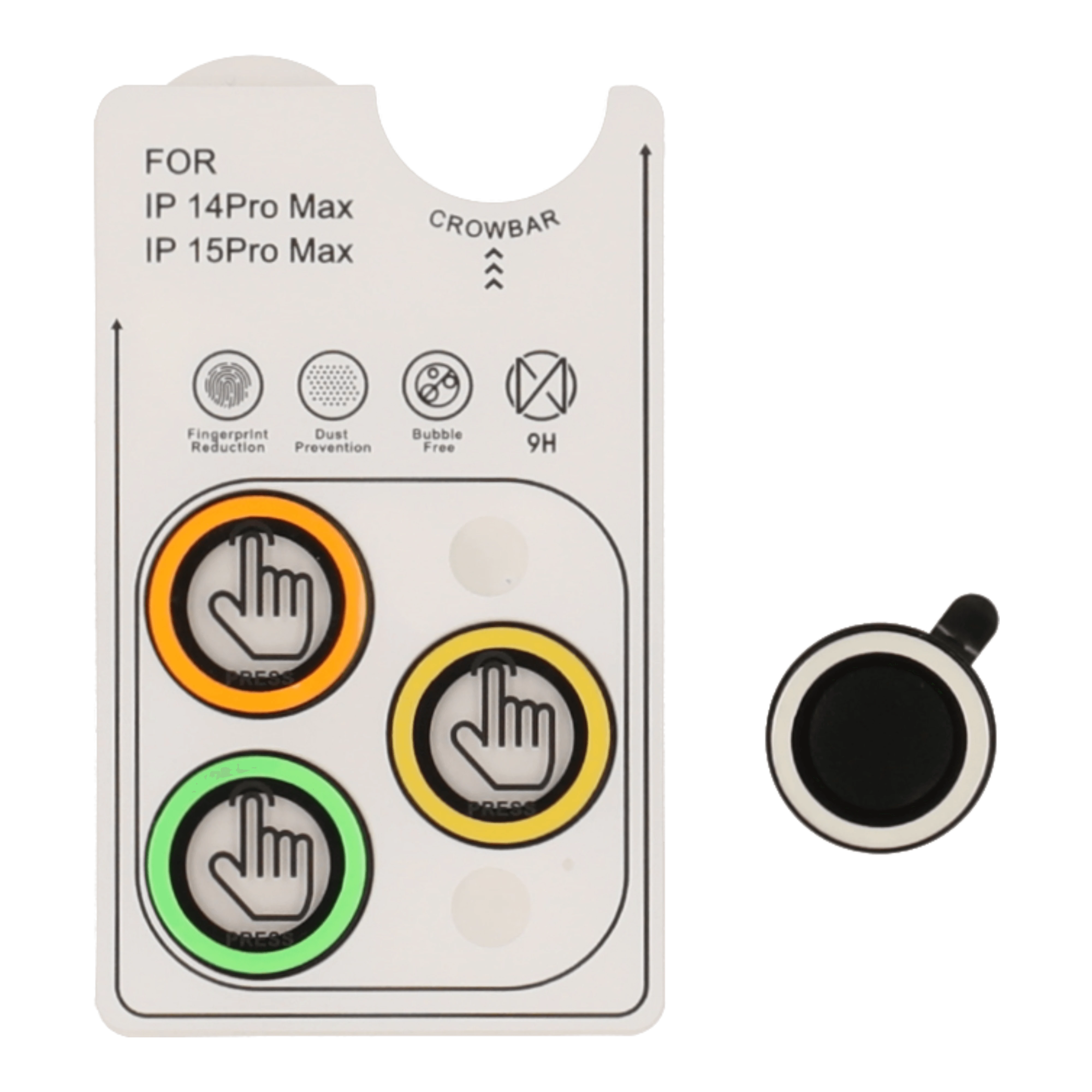 iphone 15 pro/pro max lens green-orange-yellow